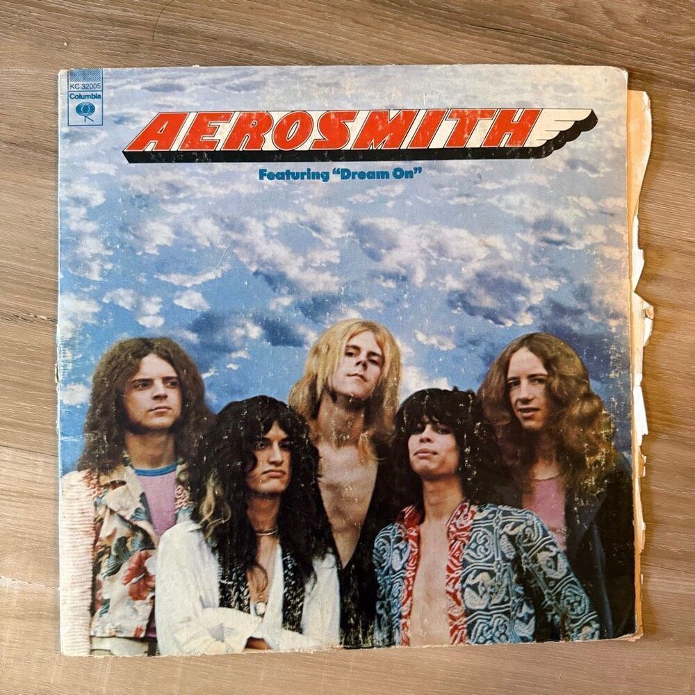 Aerosmith Self Title Debut Album Vinyl Columbia Records Featuring Dream On Rock